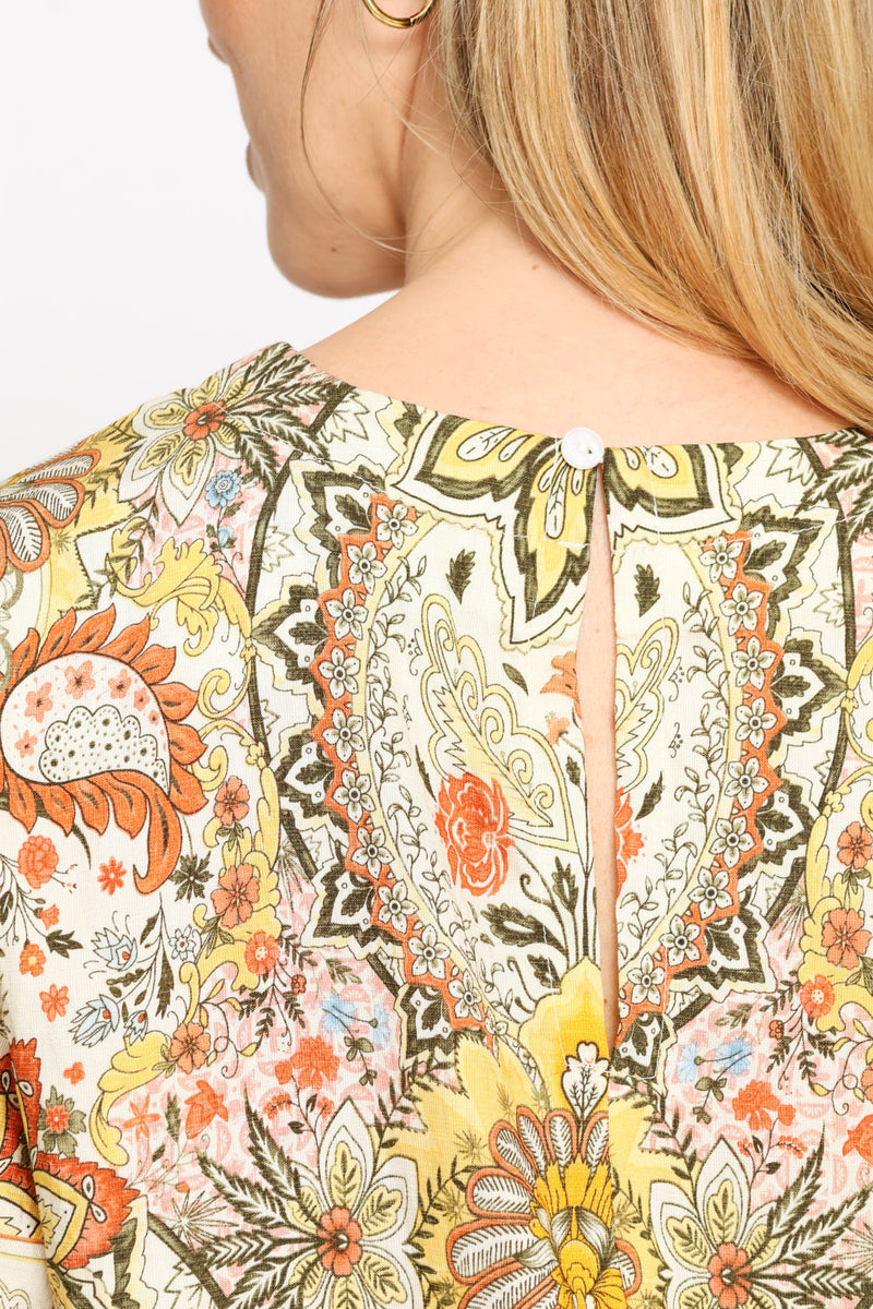Paisley Shell T-Shirt - Multi