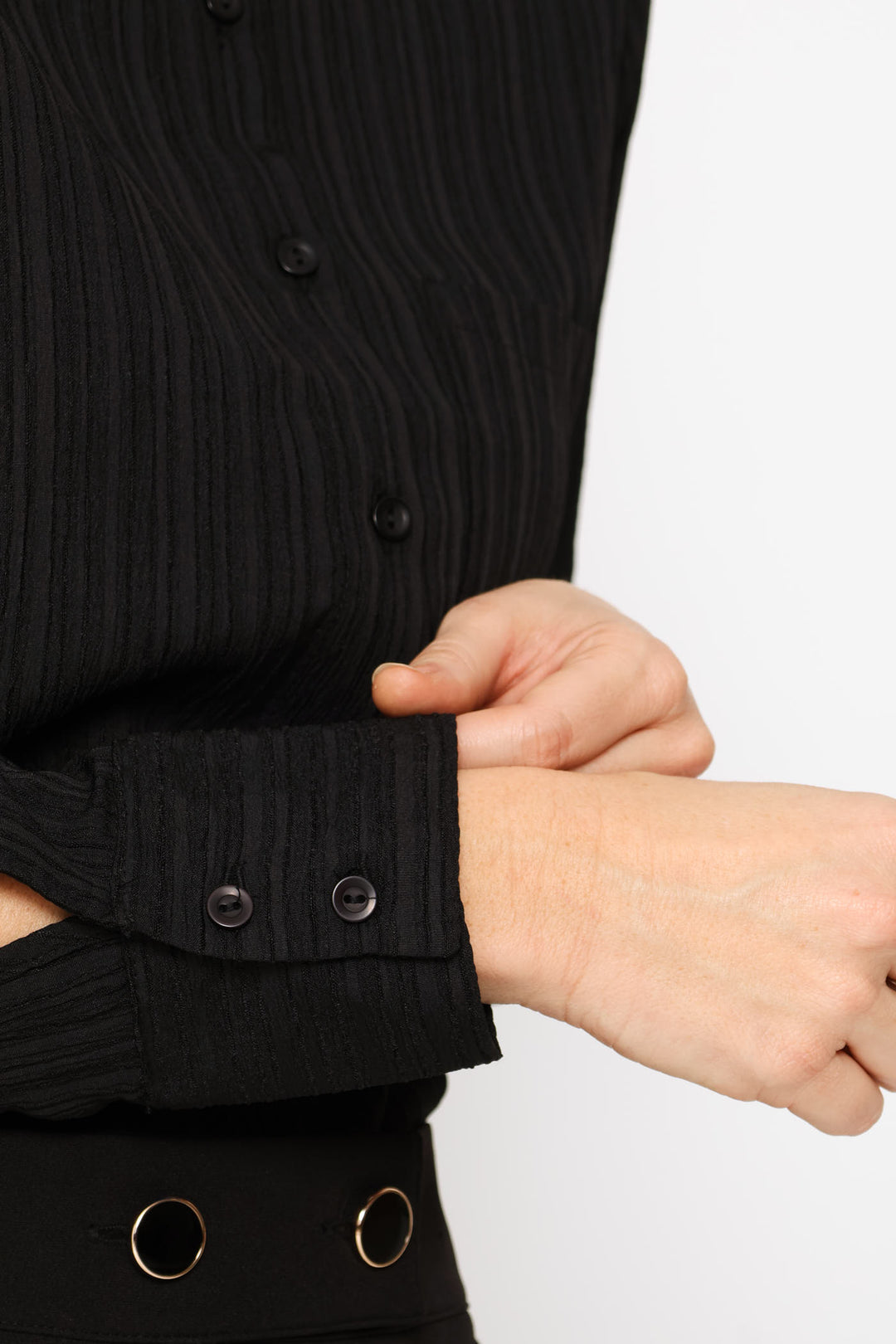 Textured Shirt - Black