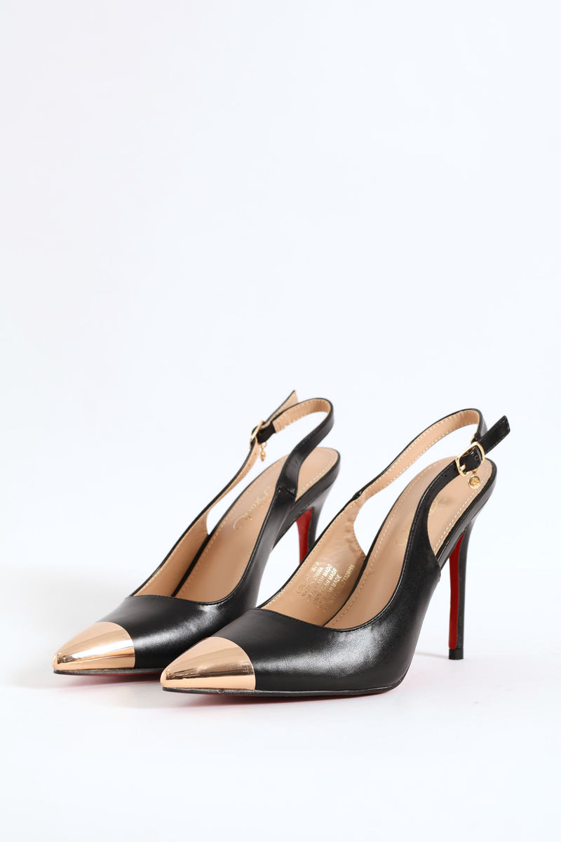 Lola 34 Slingback Heel - Black