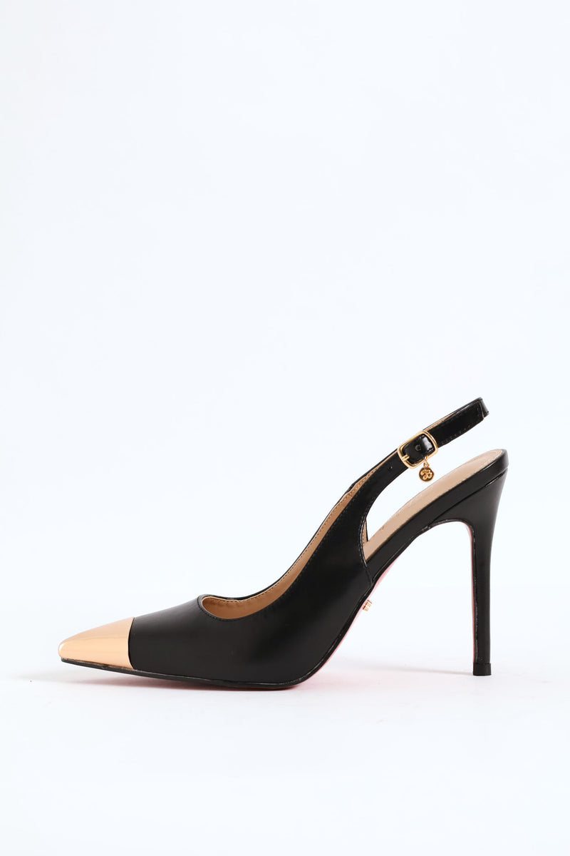 Lola 34 Slingback Heel - Black