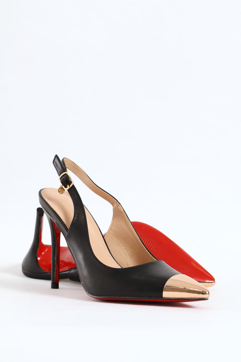 Lola 34 Slingback Heel - Black