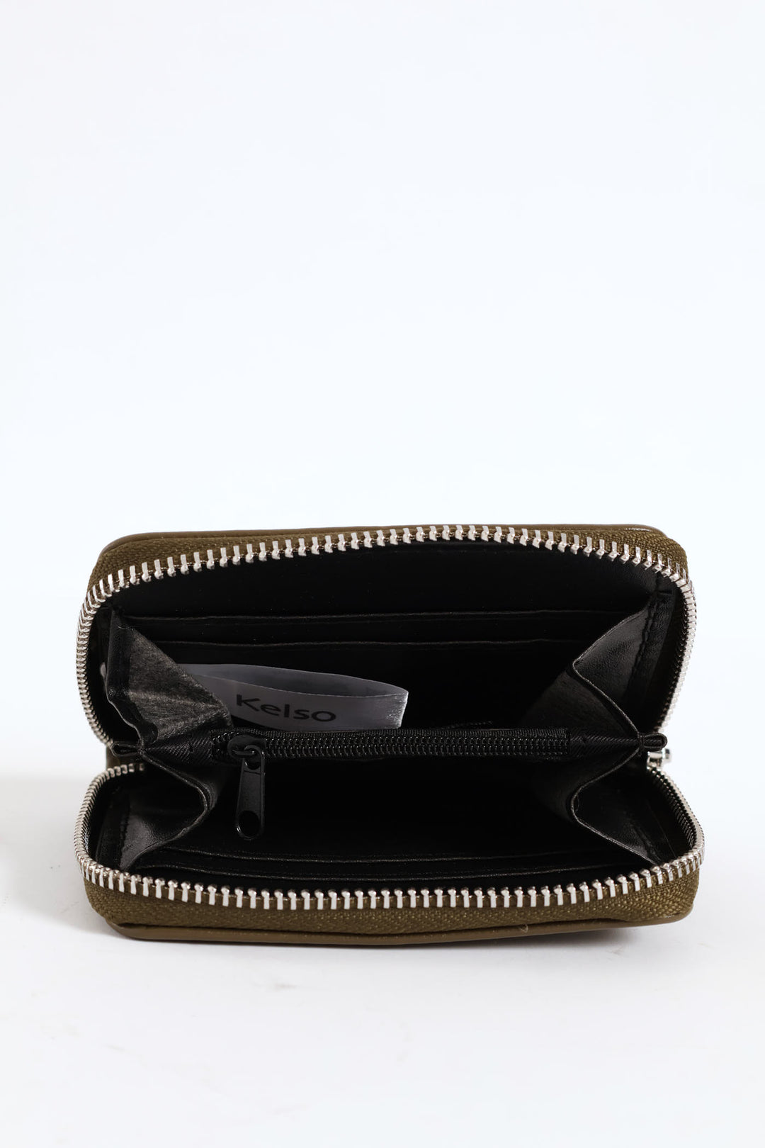 Small Zip Around Purse - Fatigue