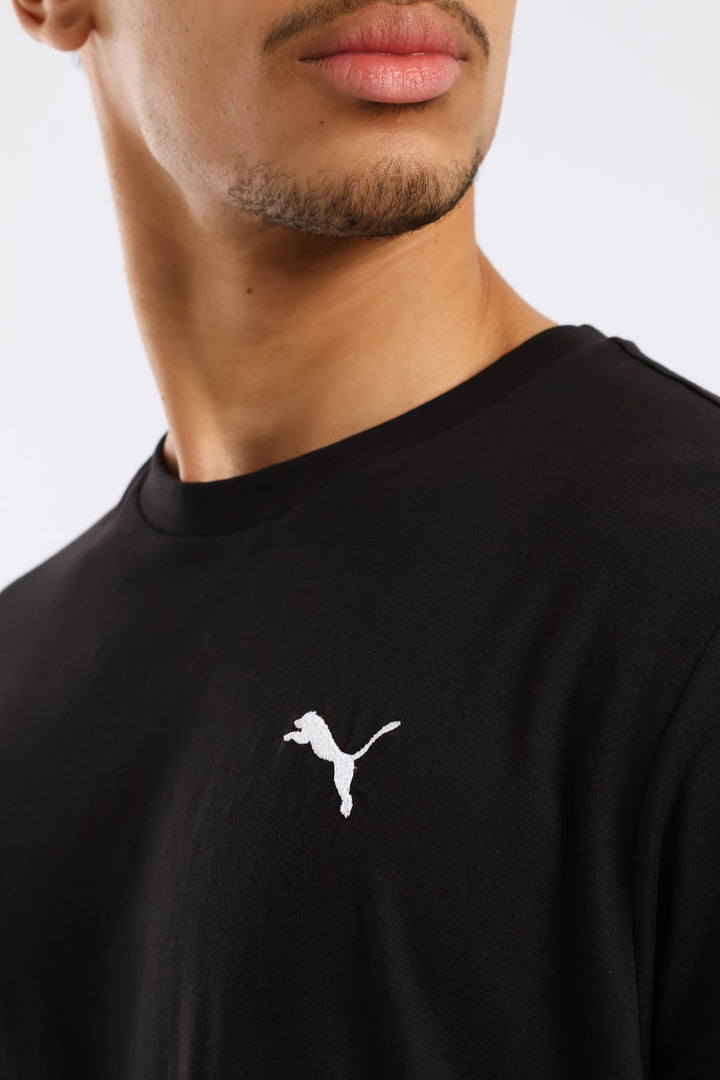Essential Small Logo Tee - Black