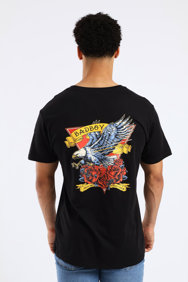 Eagle Vintage Tee - Black