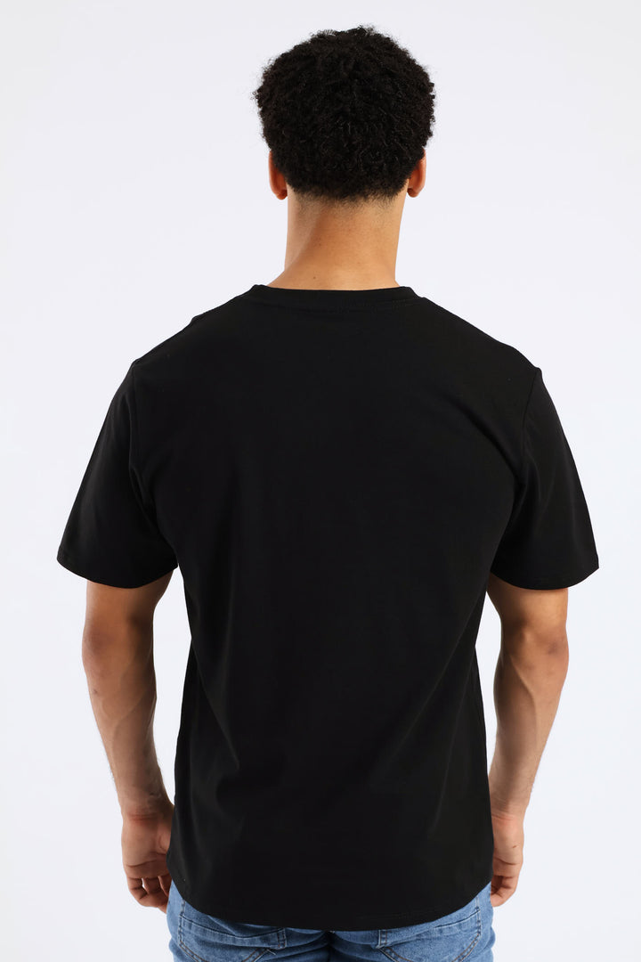 Basic New York Print Tee - Black