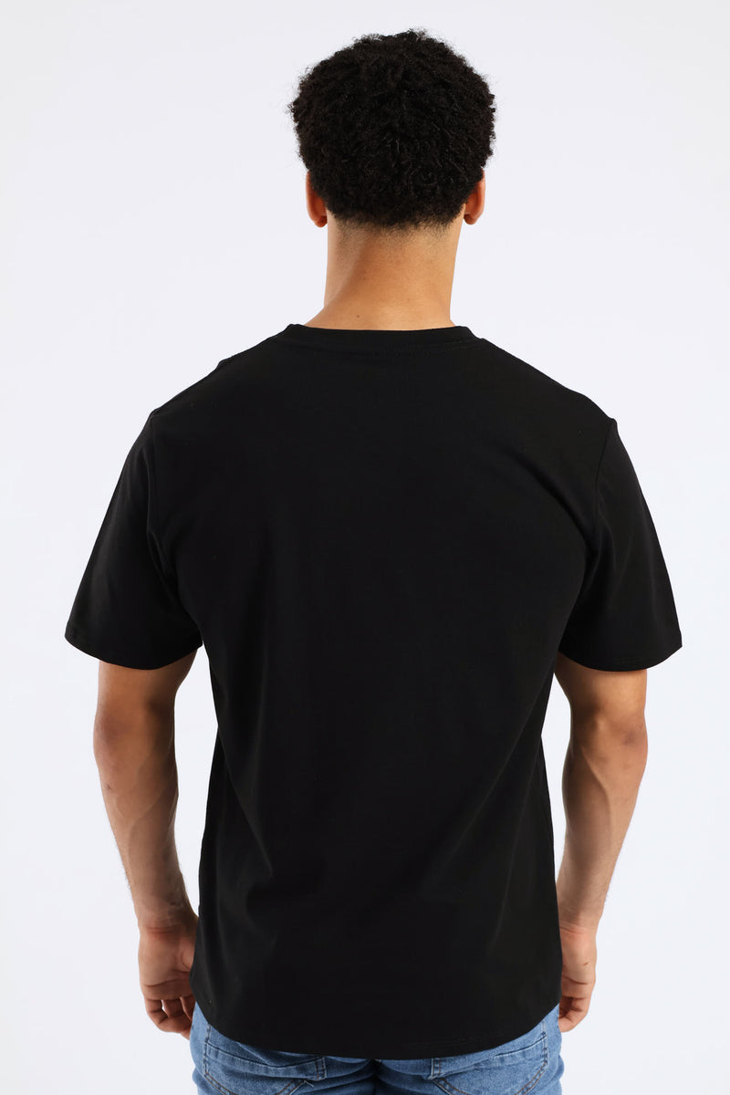 Basic New York Print Tee - Black