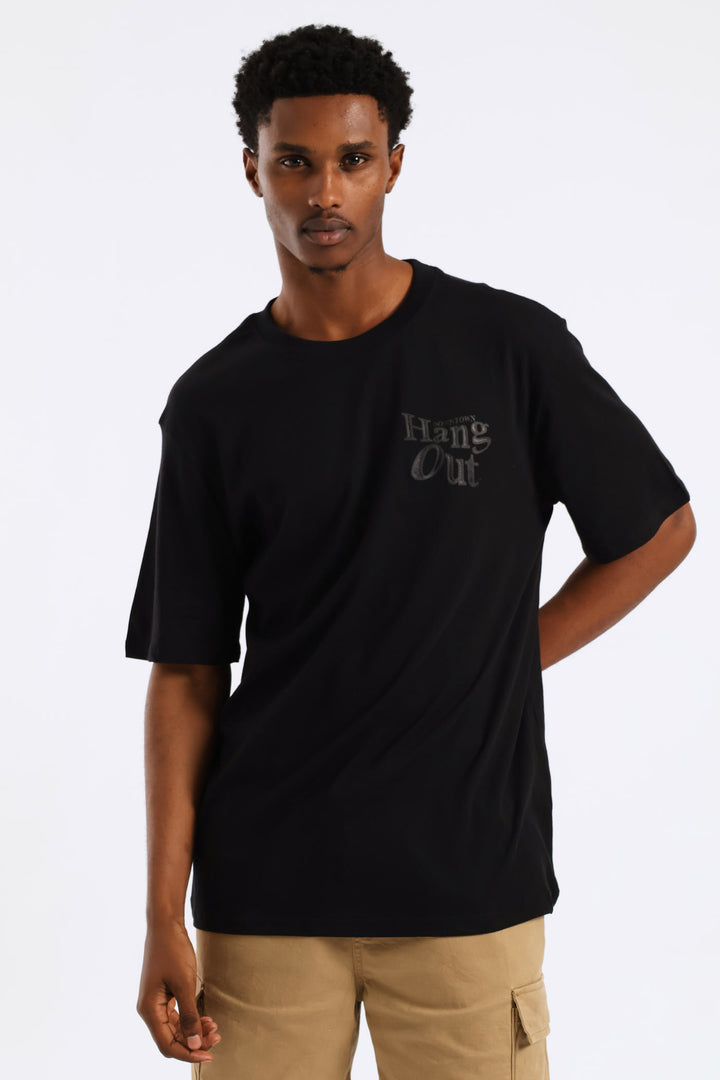 HD Print Tee - Black