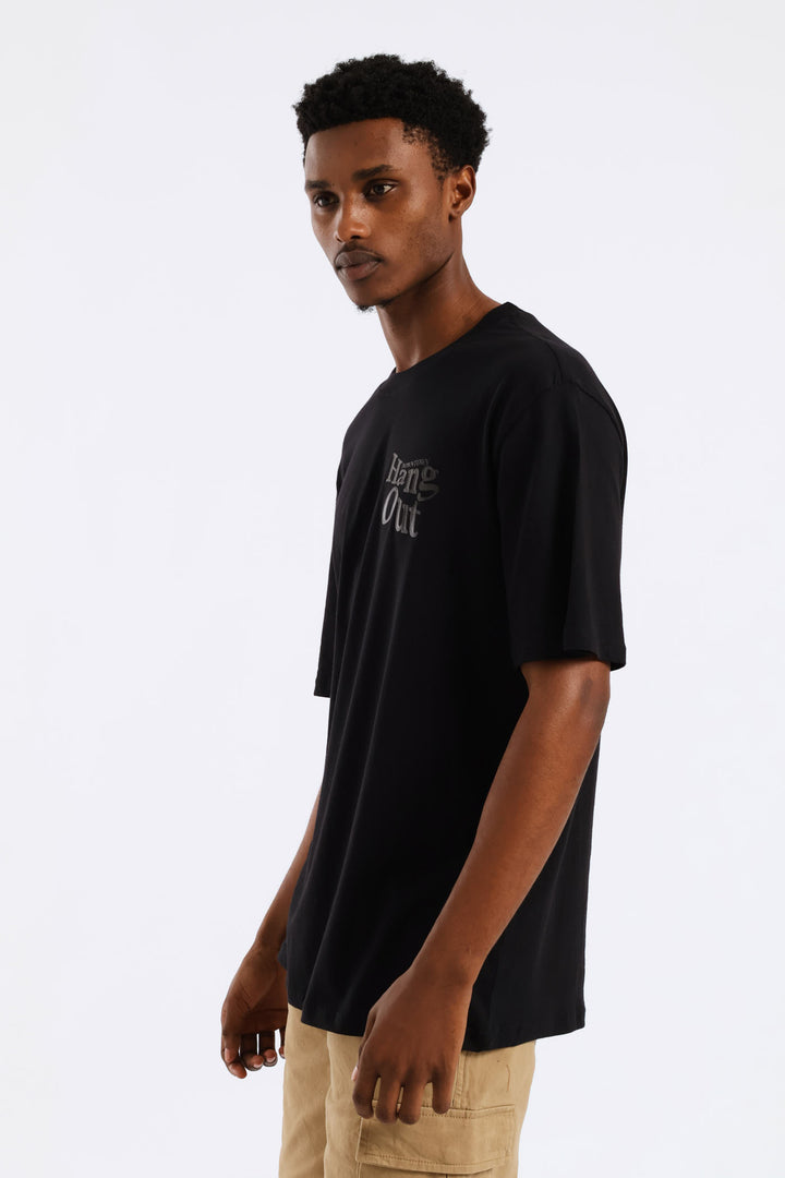 HD Print Tee - Black