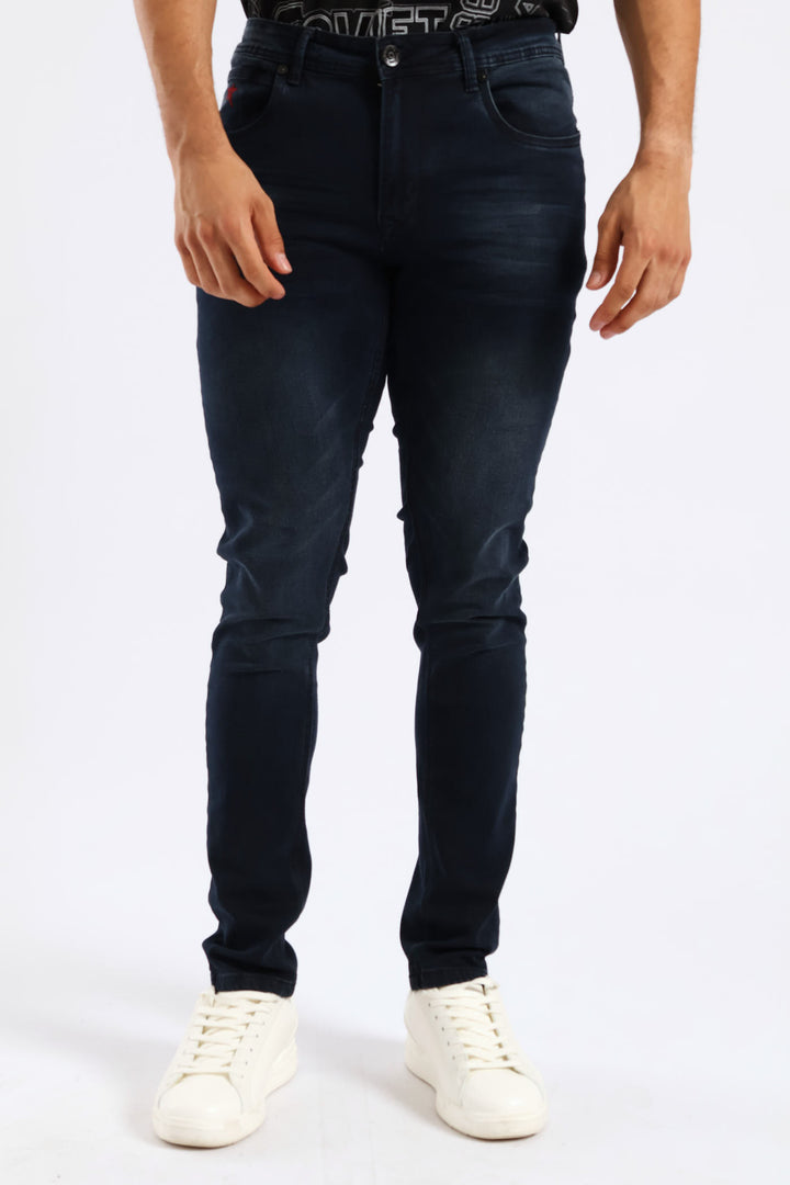 Trooper Skinny Denim - Blue/Black