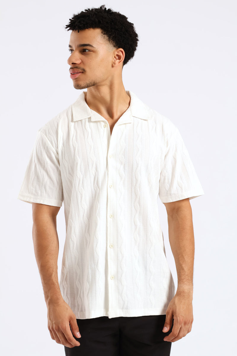 Surface Interest Shirt - Off White