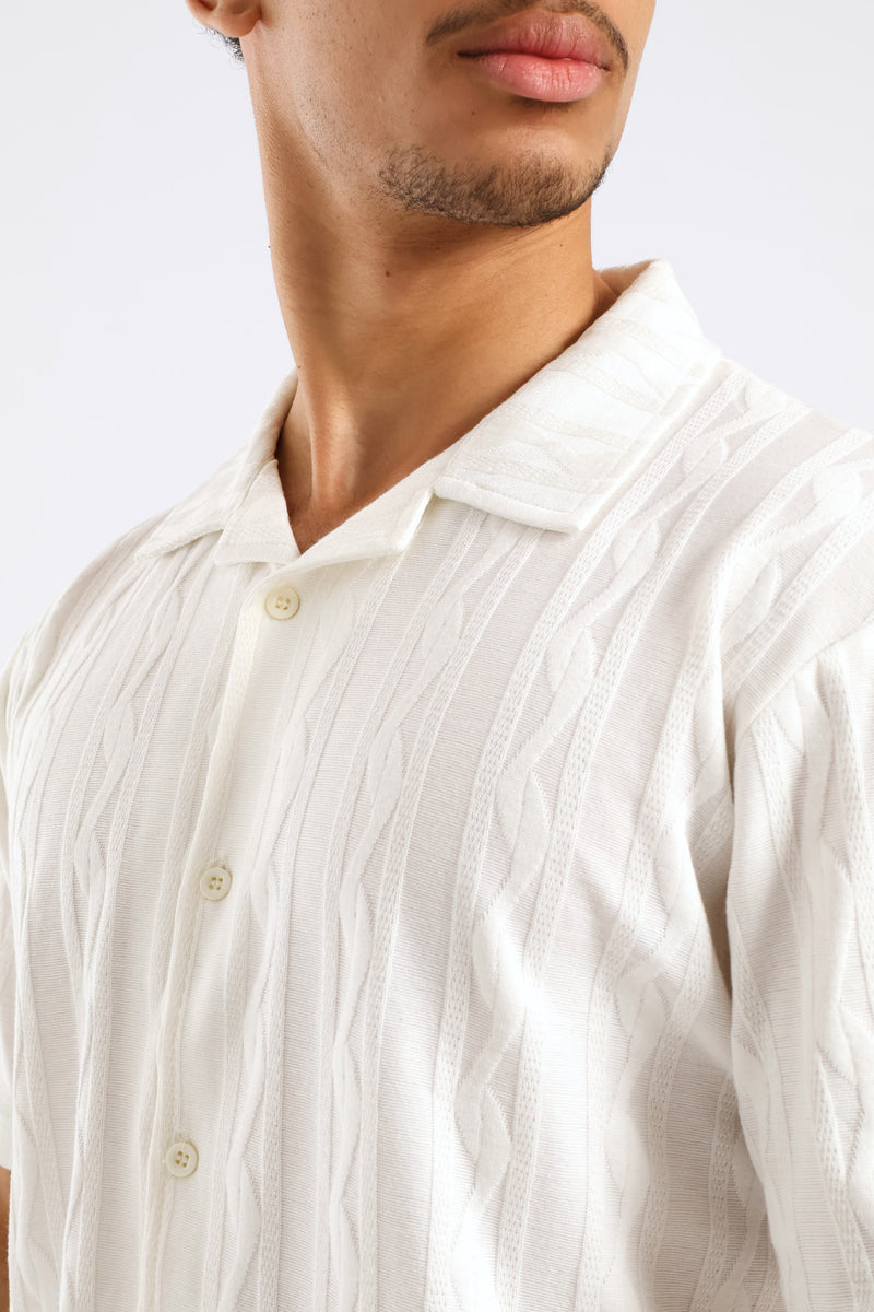 Surface Interest Shirt - Off White