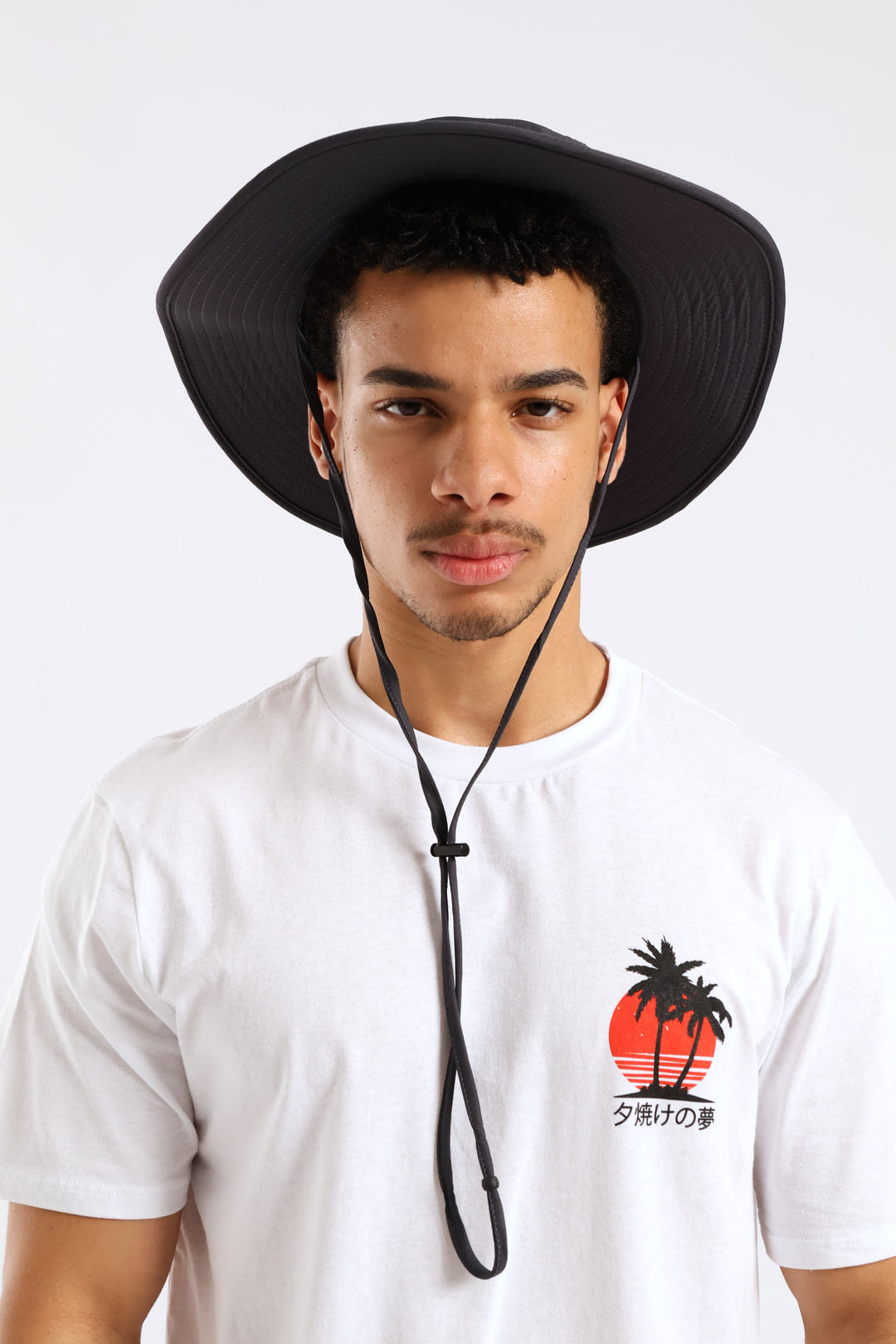 Big Rim Fisherman Bucket Hat - Charcoal