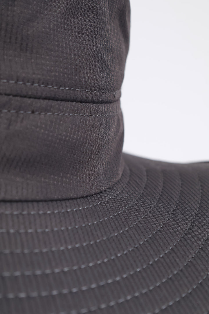 Big Rim Fisherman Bucket Hat - Charcoal
