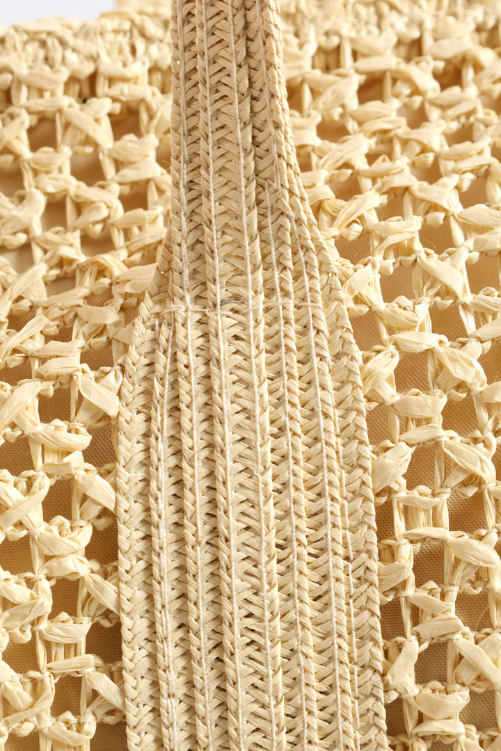Straw Shopper - Beige