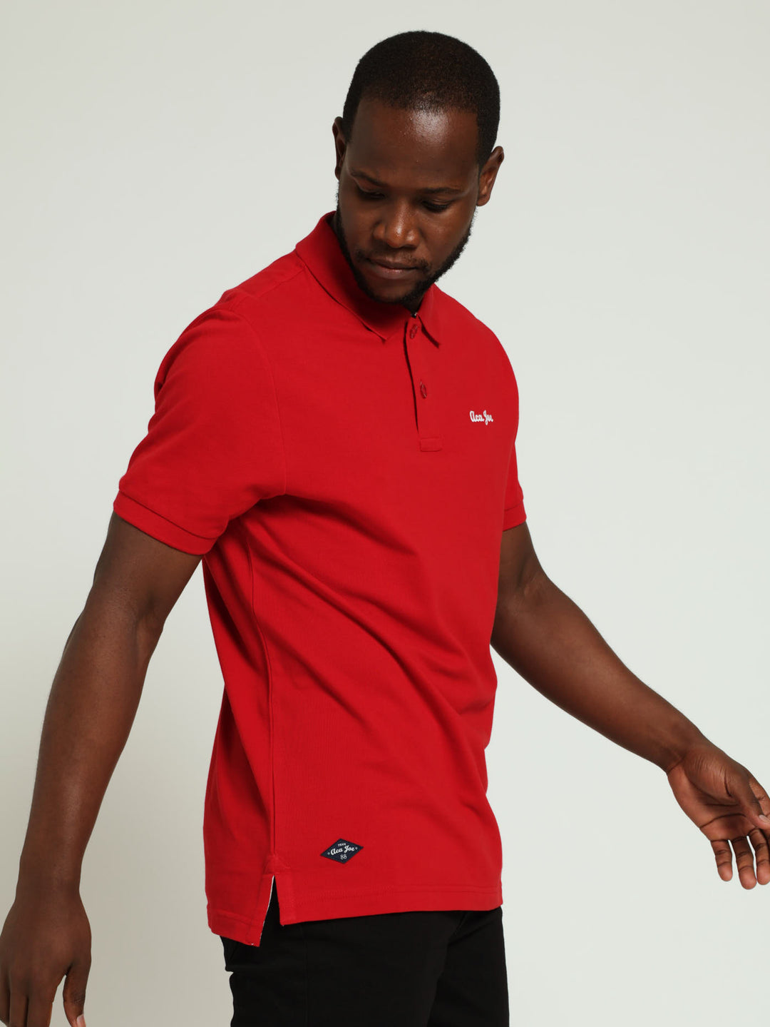 PIQUE REGULAR FIT GOLFER - RED