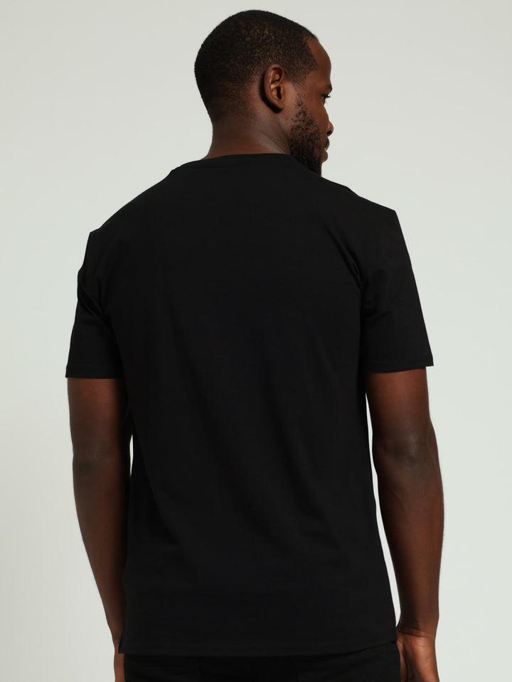 Triangle Palm Tee - Black