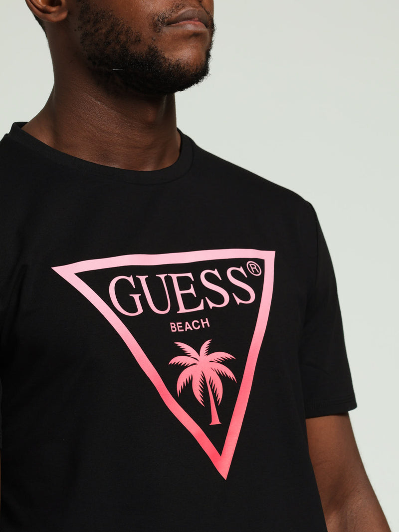 Triangle Palm Tee - Black