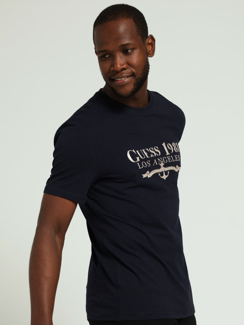 1981 Triangle Tee - Navy