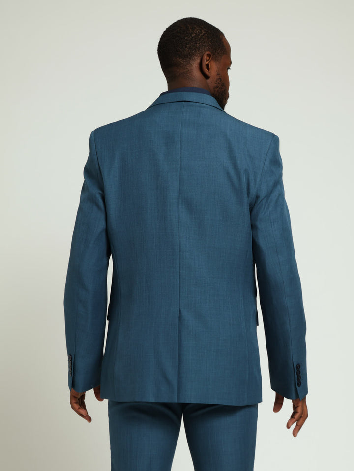 Regular Essential Suit Jacket - Teal