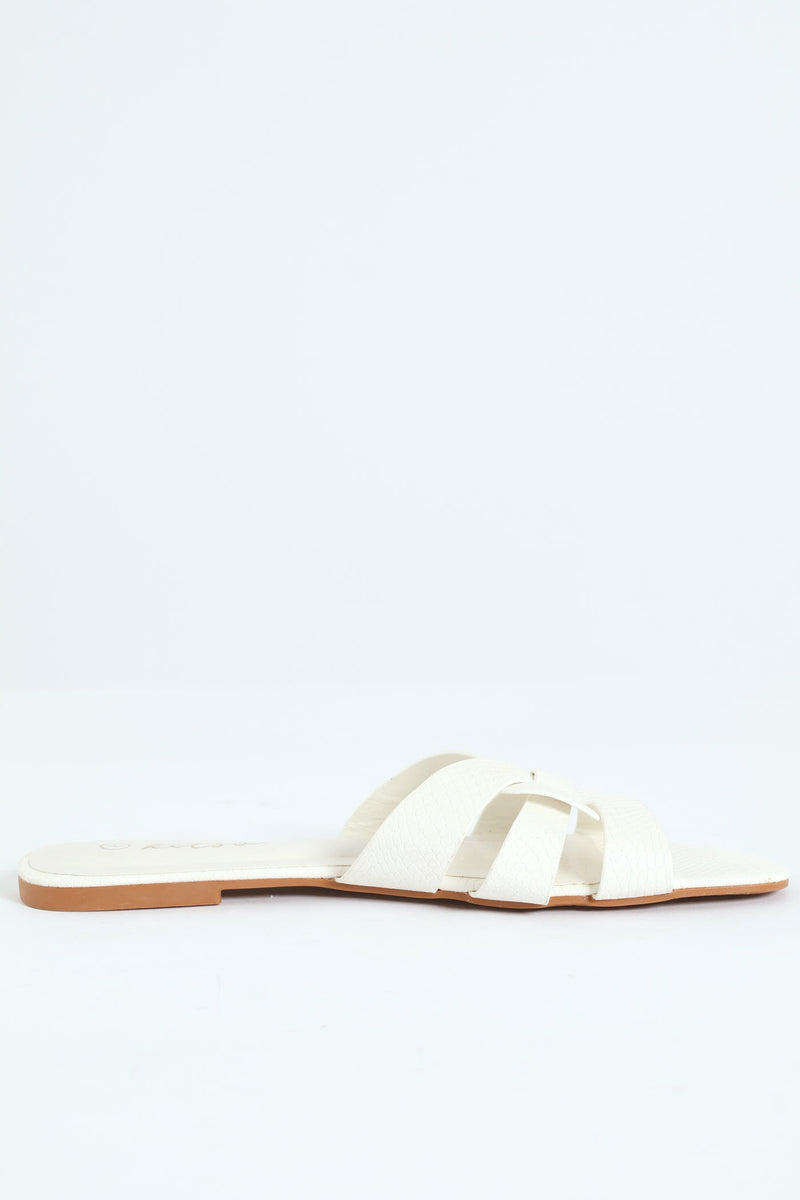 Interlink Basic Mule Sandal - White