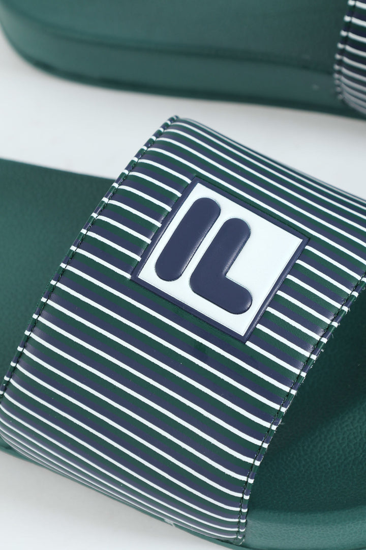 Noah Padded Upper Pool Slide - Green