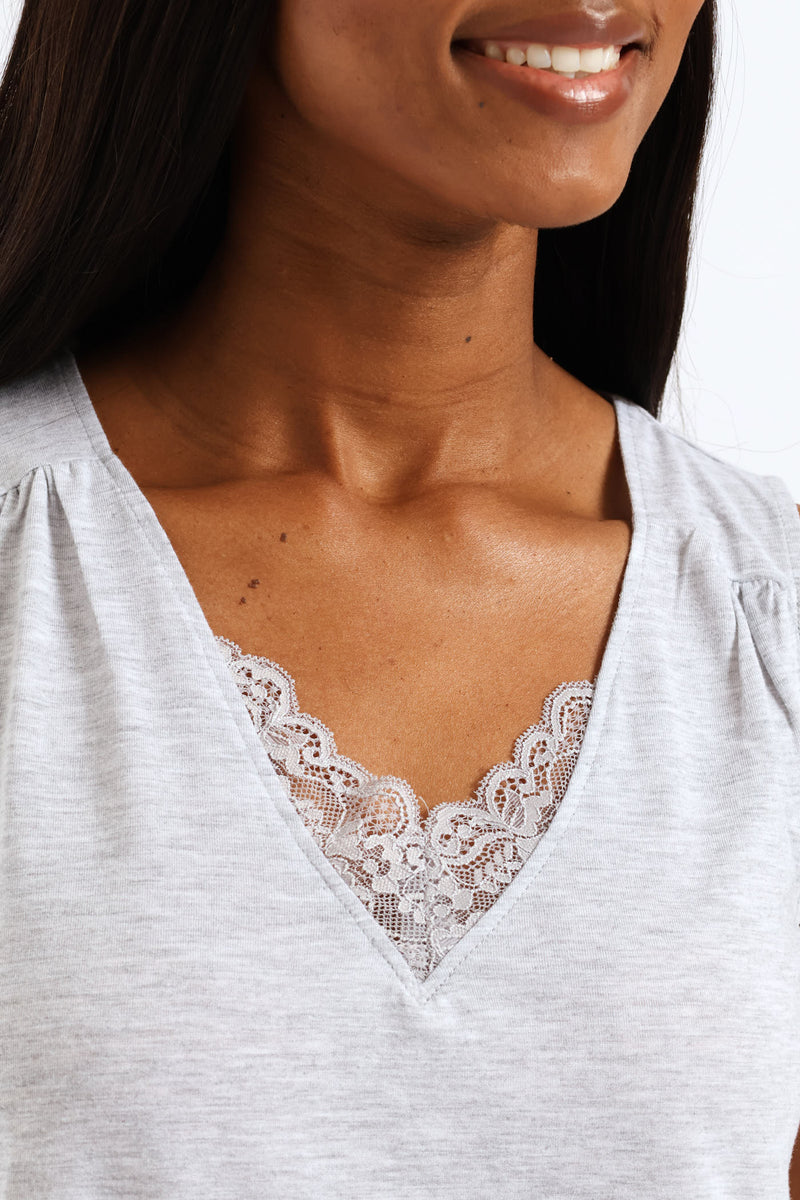 2 Pack Peony Sleepshirt - White/Pink