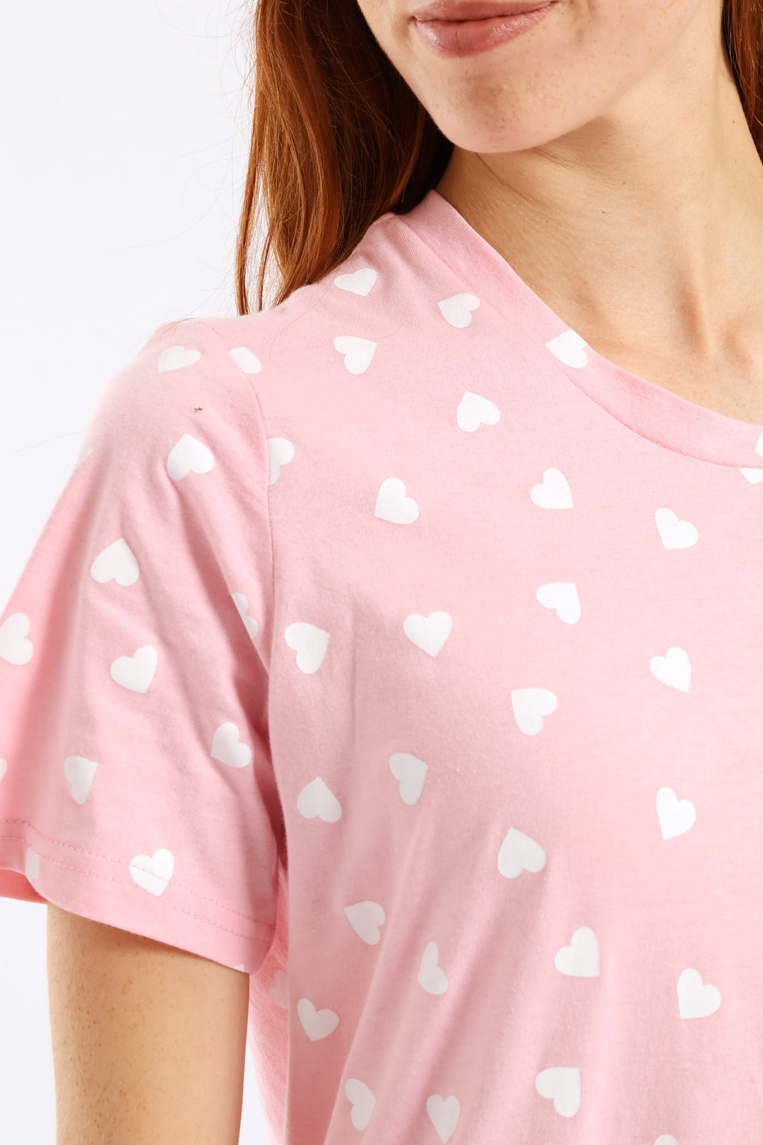 Hearts Sleepshirt - Pink
