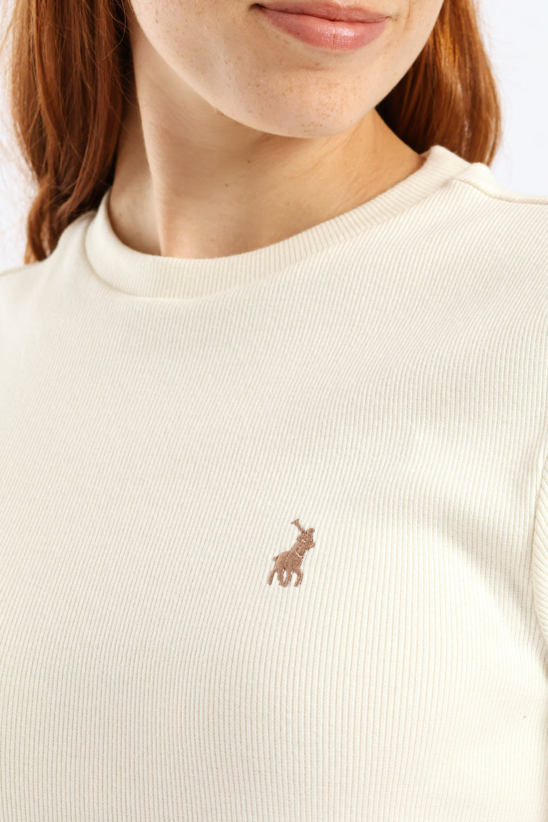 Lucy Ribbed T-Shirt - Off White