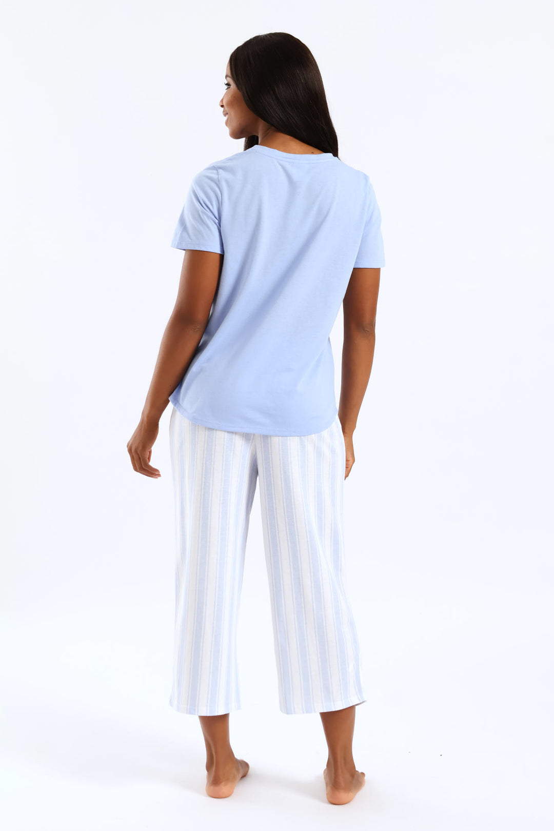 Positano Capri Knit Set - Blue