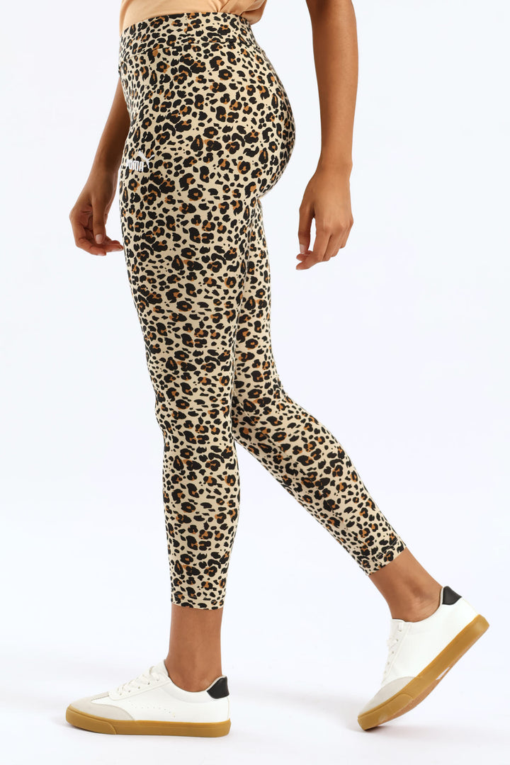Essential Graphic Animal Print Leggings - Multi