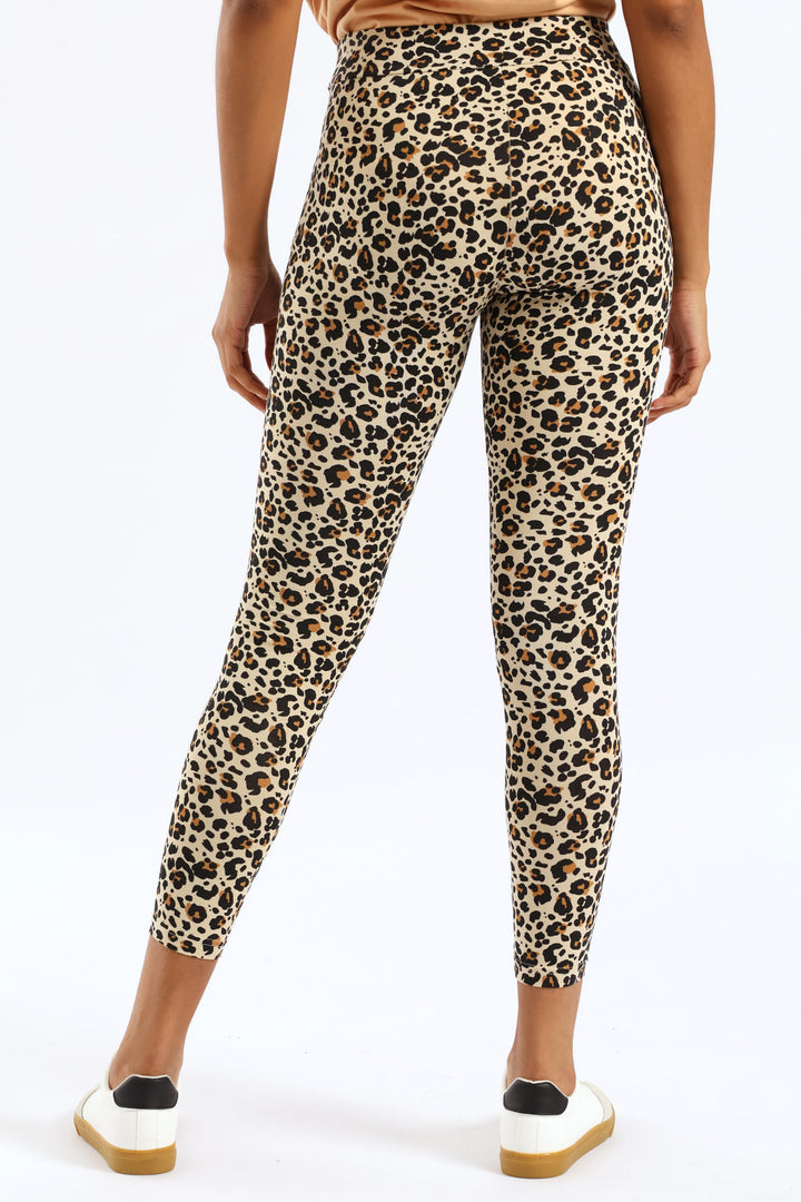 Essential Graphic Animal Print Leggings - Multi