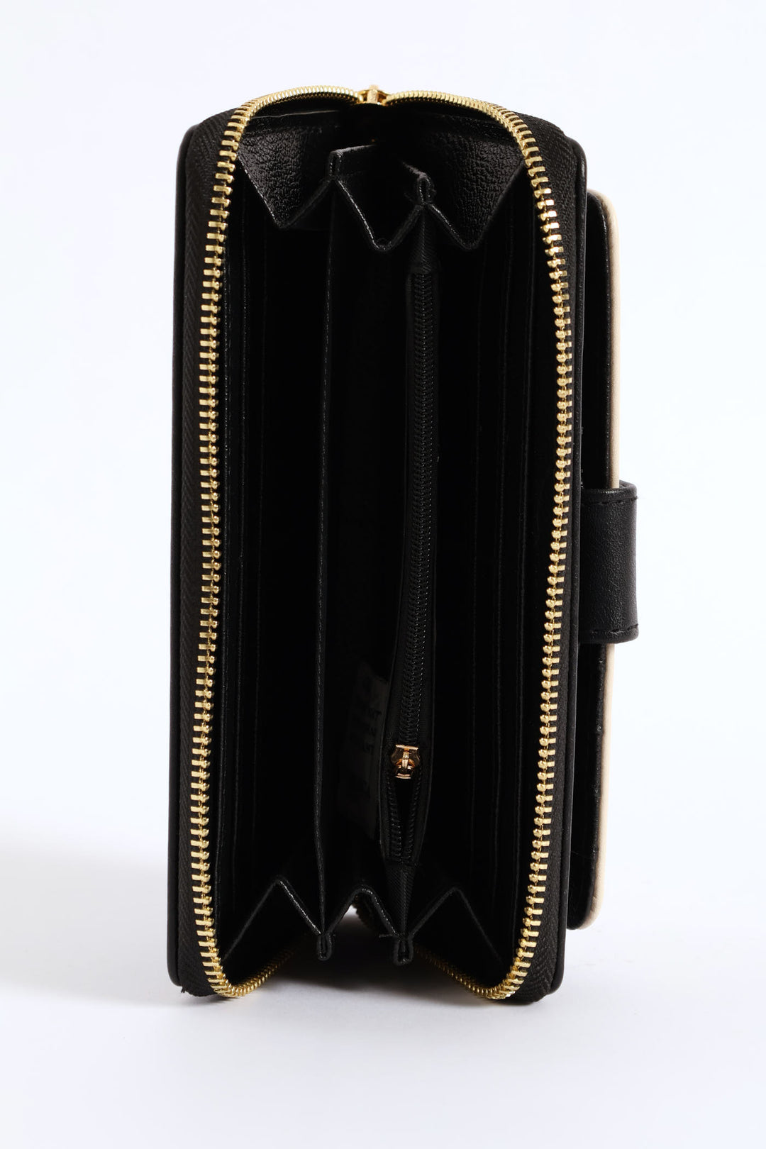Colour Block Flap Zip Around Purse - Multi