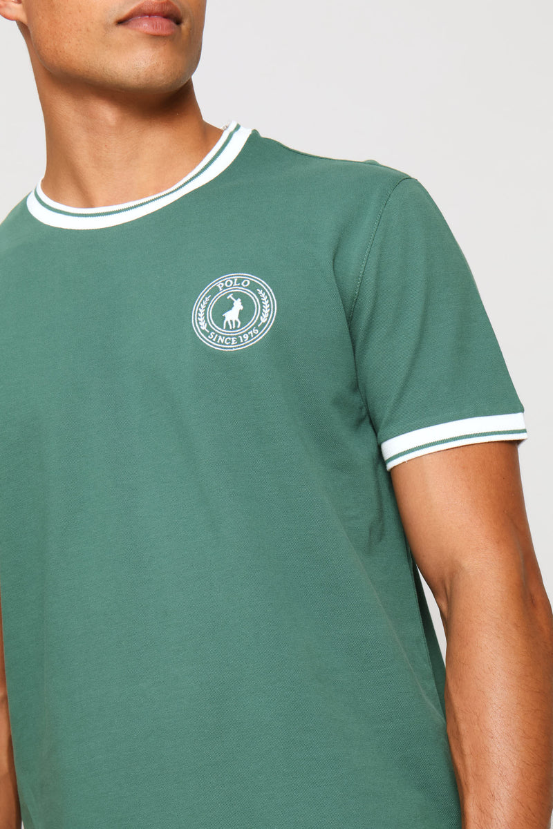 Khanya Sport Tee - Dark Green