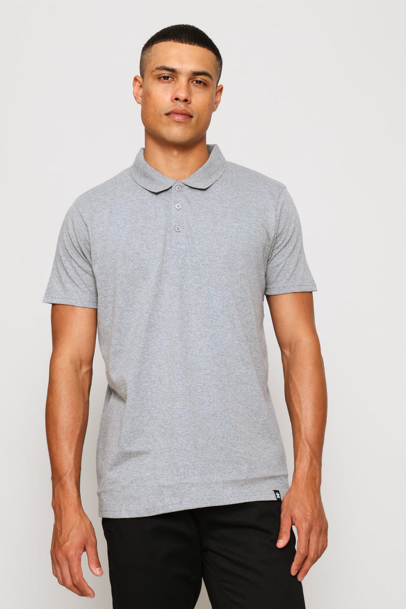 Basic Golfer - Grey Melange