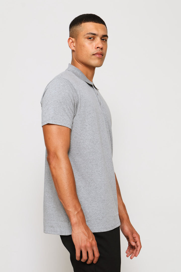 Basic Golfer - Grey Melange