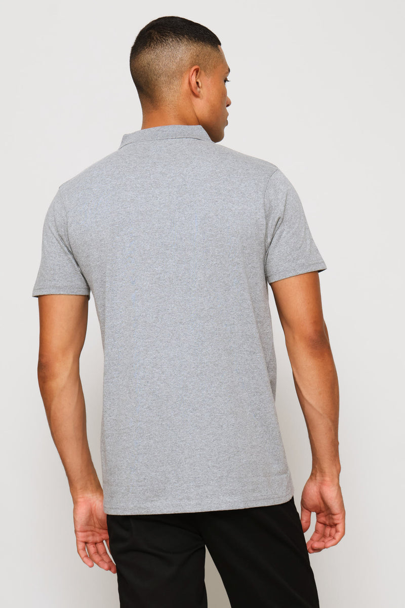 Basic Golfer - Grey Melange