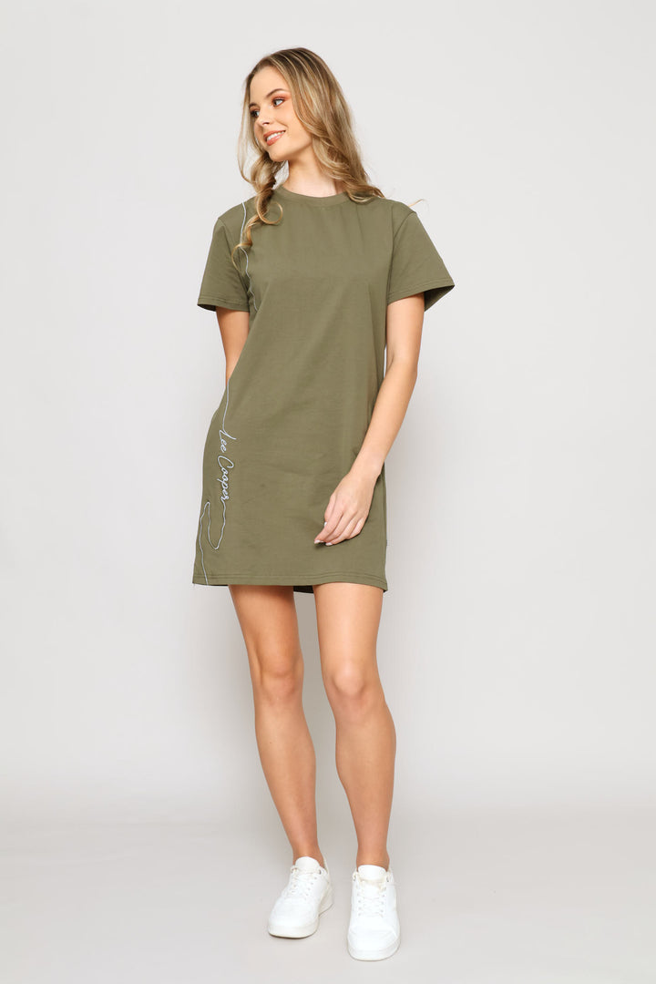 T-Shirt Dress - Fatigue