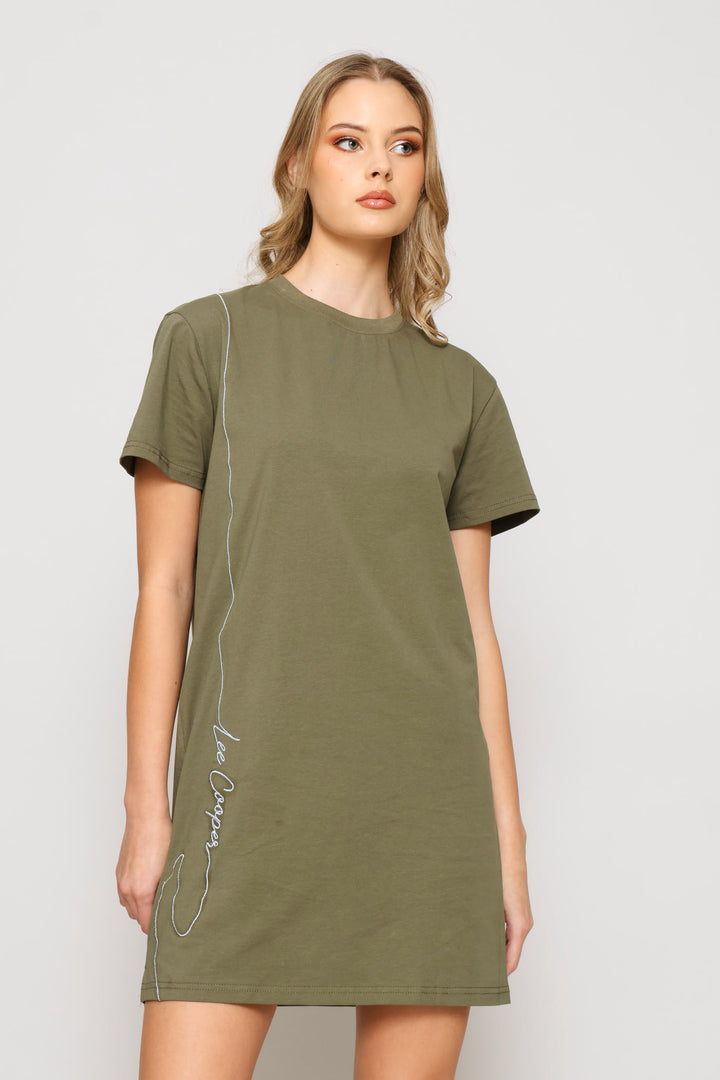 T-Shirt Dress - Fatigue