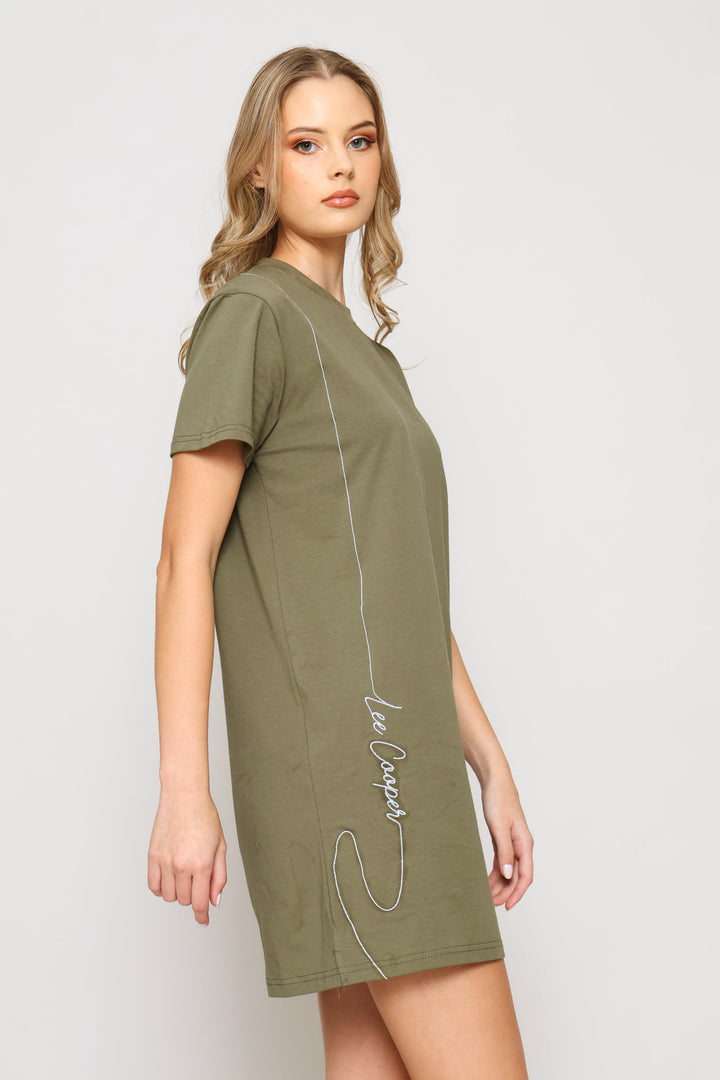 T-Shirt Dress - Fatigue