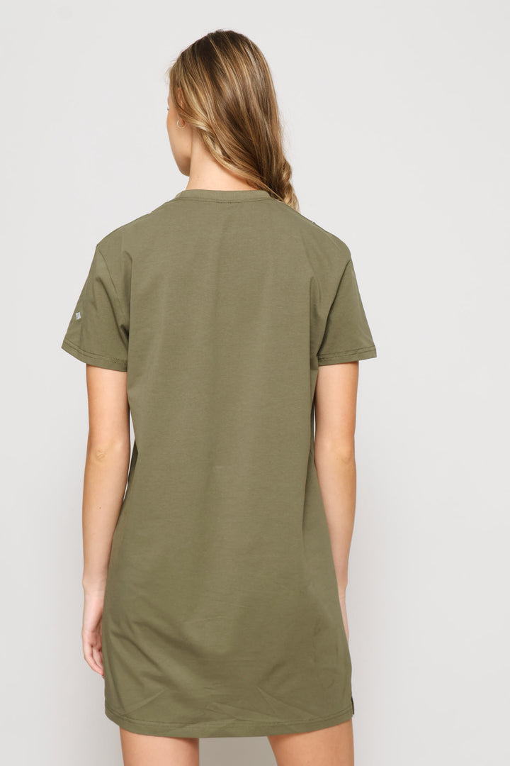 T-Shirt Dress - Fatigue