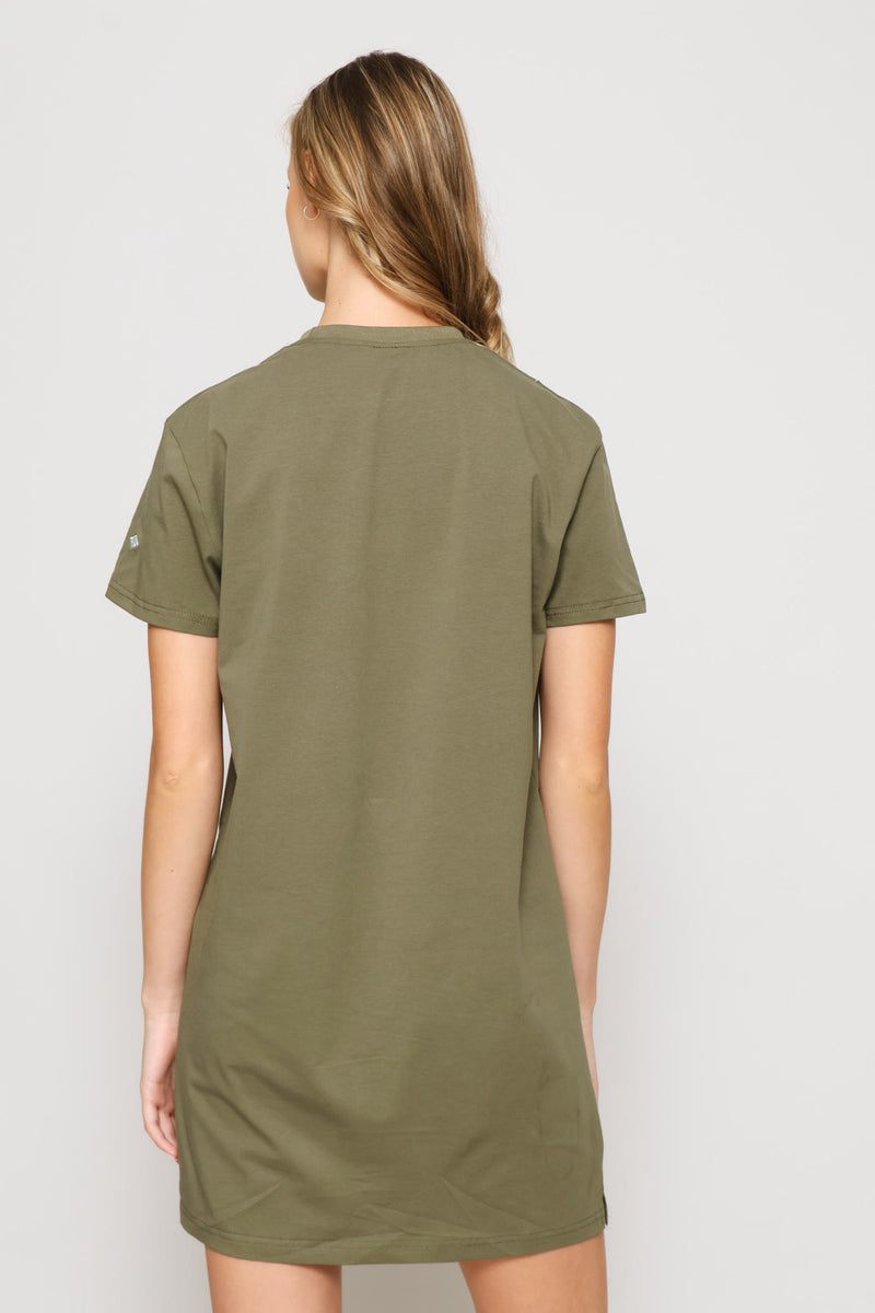 T-Shirt Dress - Fatigue