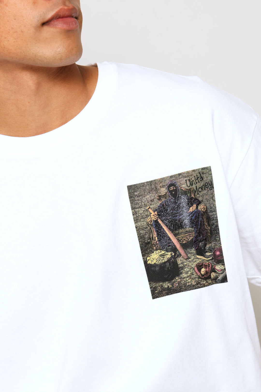 Gangsta Boxy Tee - White