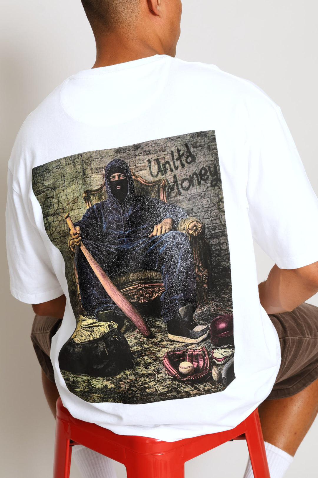 Gangsta Boxy Tee - White