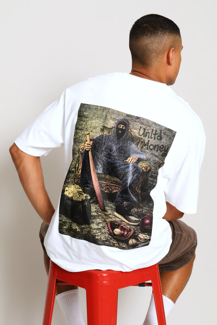 Gangsta Boxy Tee - White
