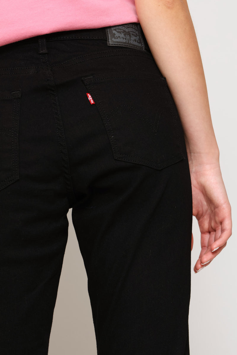 Curvy Hirise Skinny Denim Jean - Black