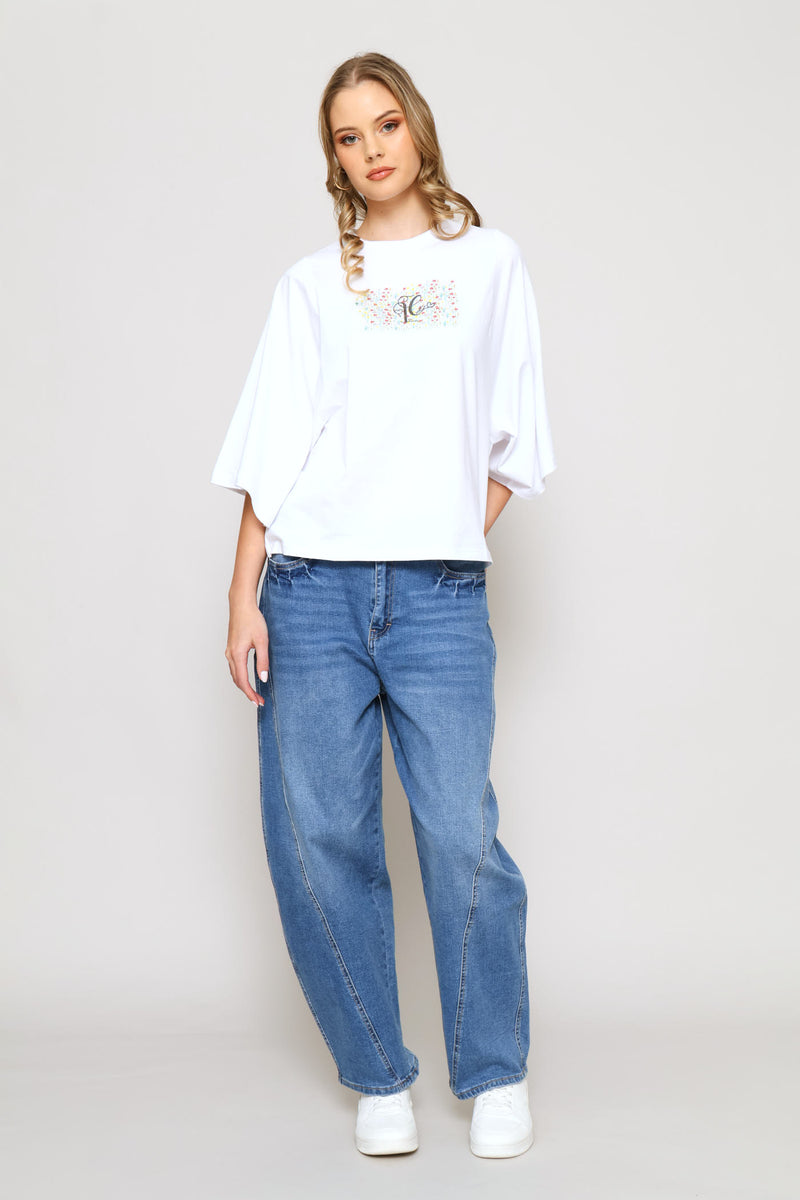 Oversized Fit T-Shirt - White