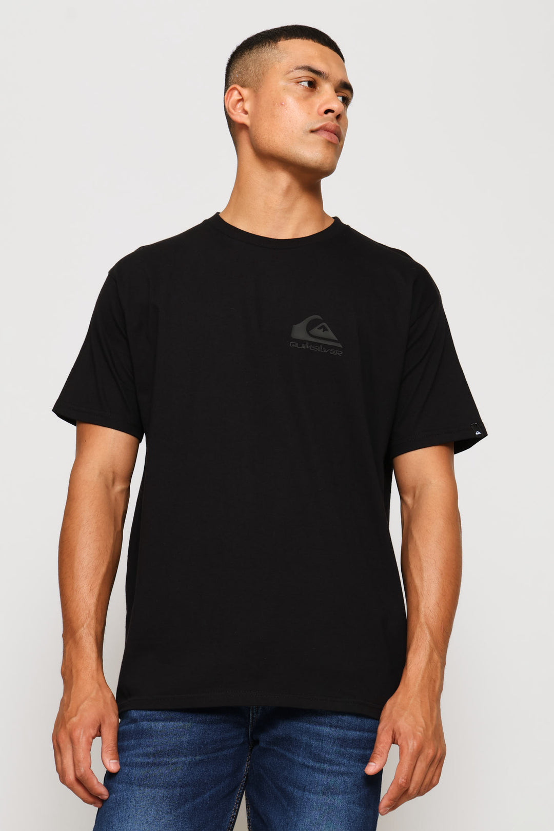 Corp Logo Mini Tee - Black