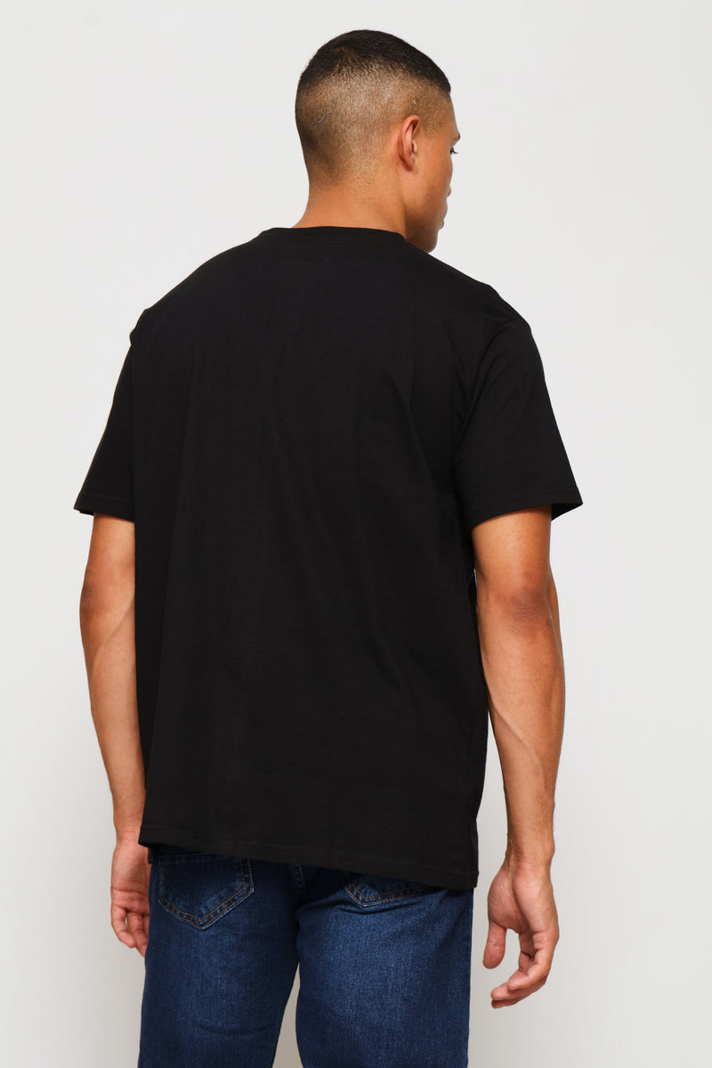 Corp Logo Mini Tee - Black
