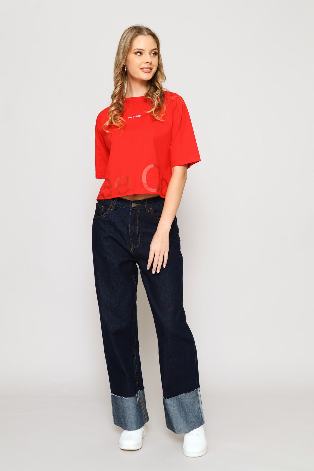 Cropped T-Shirt - Red