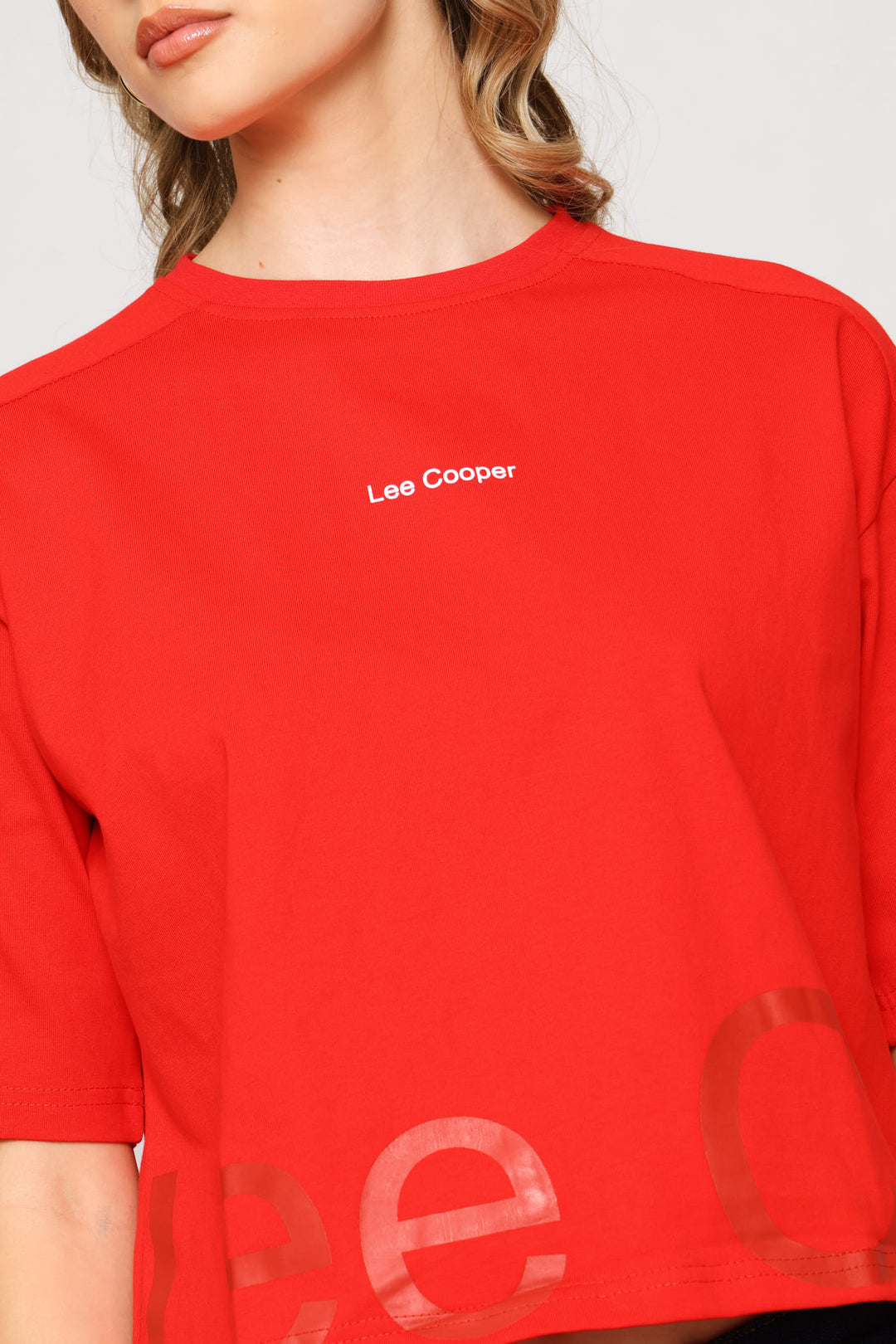 Cropped T-Shirt - Red